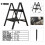 2 Step Heavy Duty Folding Small Stool Ladder With Anti-Slip Texture 3