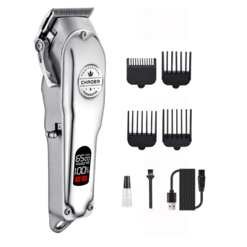 Professional Dog Hair Clipper All Metal Rechargeable Pet Trimmer Cat Shaver Cutting Machine Puppy Grooming Haircut Low Noice