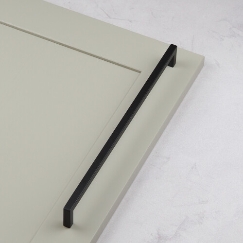 (320mm Handle) Matt Black Cabinet Handles Square Design 2