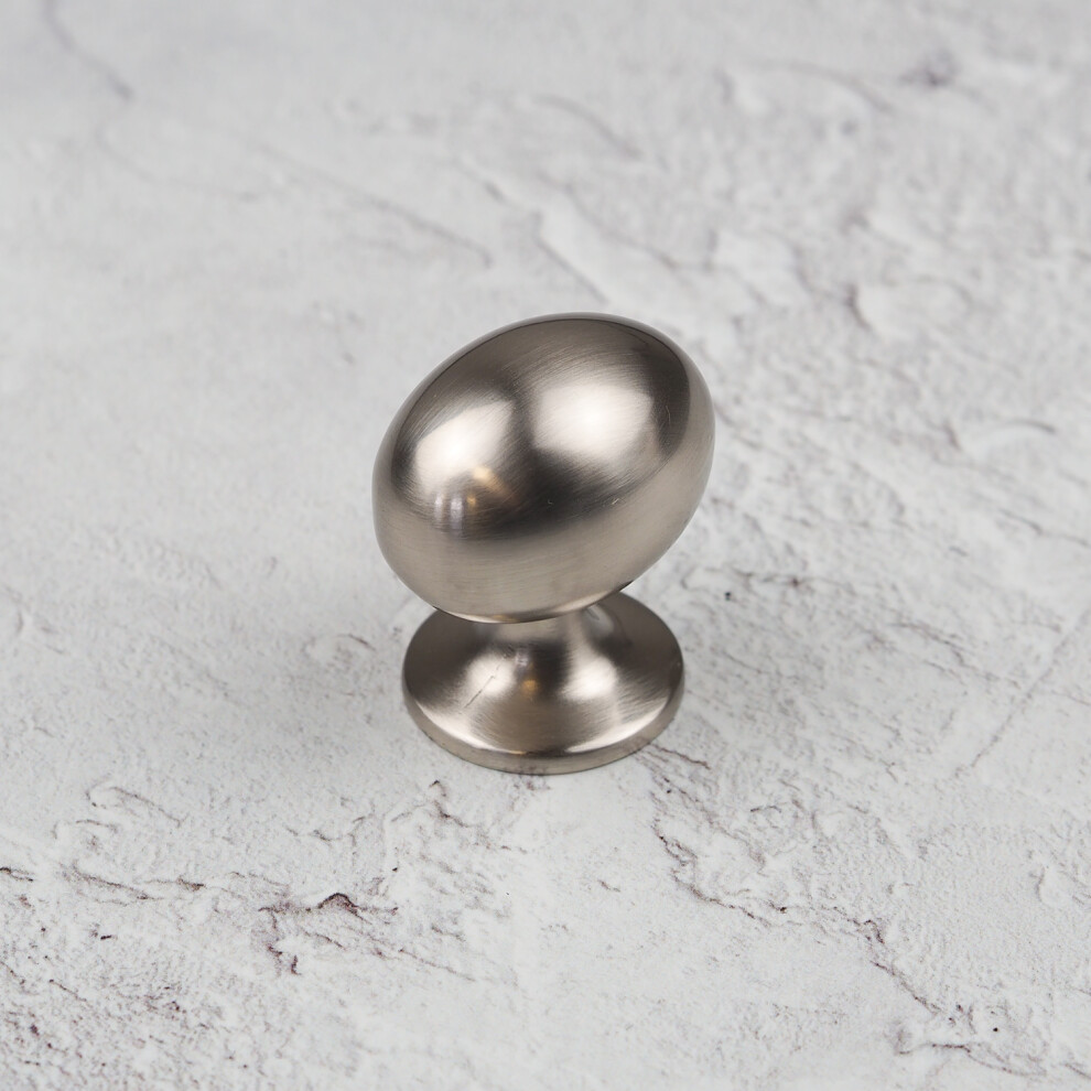 (31Mm Knob) Brushed Nickel Cabinet Cup Handle 76Mm & Knob 5060796708073