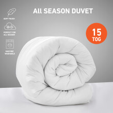 15 Tog Duvet King Size Quilts Anti-Allergy Soft Warm Fluffy White Duvets