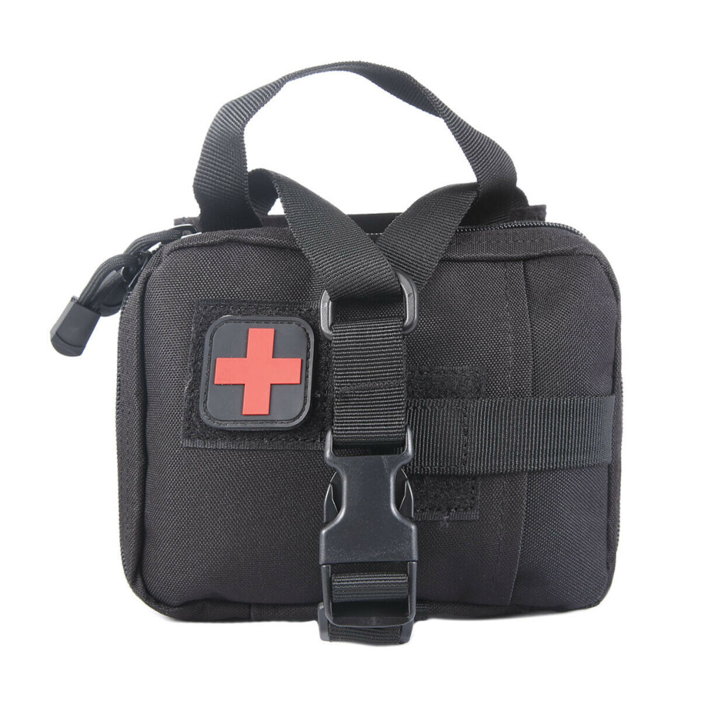 (A) Tactical First Aid Kit Survival Molle Rip-Away EMT Pouch Bag IFAK Medical