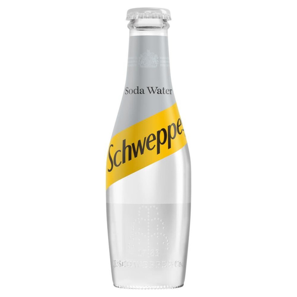 Schweppes Soda Water 24 x 200ml NRB