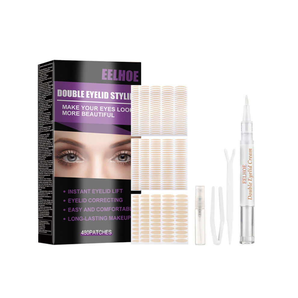 Mdsrjone Double Eyelid Patch Set, Traceless, Invisible, Glue-Free, Breathable, Long-Lasting, Supernatural Eye Patch