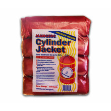 36x18 Hot Water Cylinder Insulation Jacket - 80mm Thick Four-Panel Lagging Cover for Immersion or Boiler