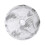 Living And Home Round White Ceramic Marble Effect Texture Countertop Basin Bathroom Sink W 360 mm 4