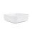 Living And Home Square Rounded Corners White Ceramic Countertop Basin Bathroom Sink W 390 mm 4