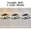 (Black Square) 1pc 3 Color LED Ceiling Light, 22 W Modern Flush Mount Ceiling Light 7