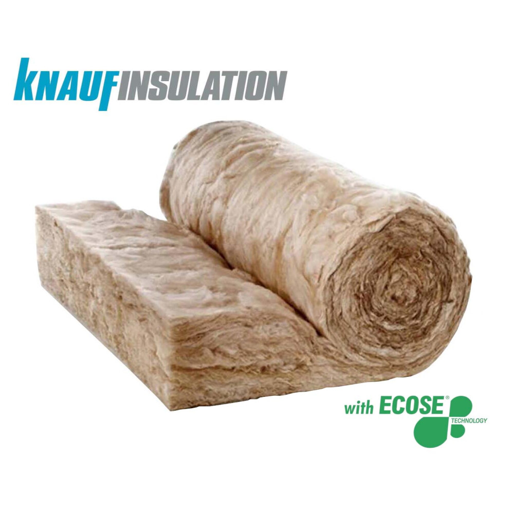 (150mm, 6) Knauf Loft insulation roll, floor & roof lagging, 100mm, 170mm & 200mm thick