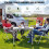 Folding Table Party Table Camping Table Trestle Table Garden Table Portable Dining Table Height Adjustable 7