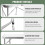 Aluminium Folding Camping Table 75 X 55cm Garden Table Side Table Picnic Table Foldable Height Adjustable 4