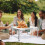 Aluminium Folding Camping Table 75 X 55cm Garden Table Side Table Picnic Table Foldable Height Adjustable 9