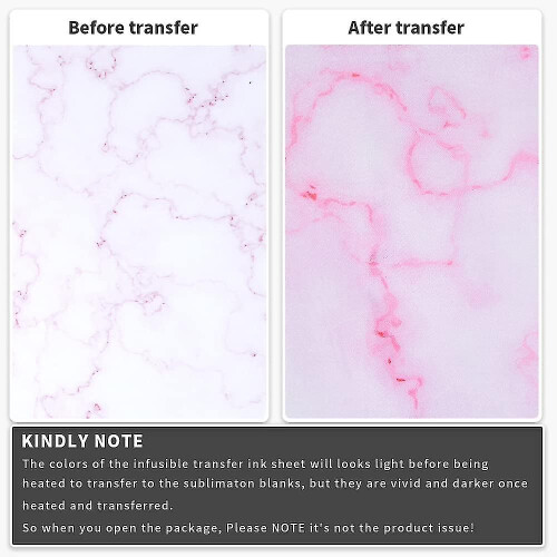 (Marble) Marble Infusible Transfer Ink Paper, 4.5\\ 1
