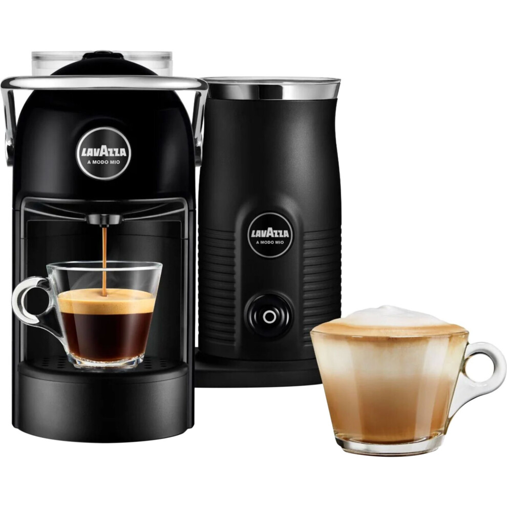Lavazza 18000415 A Modo Mio Jolie & Milk Pod Coffee Machine 1250 Watt Black Black,Brown