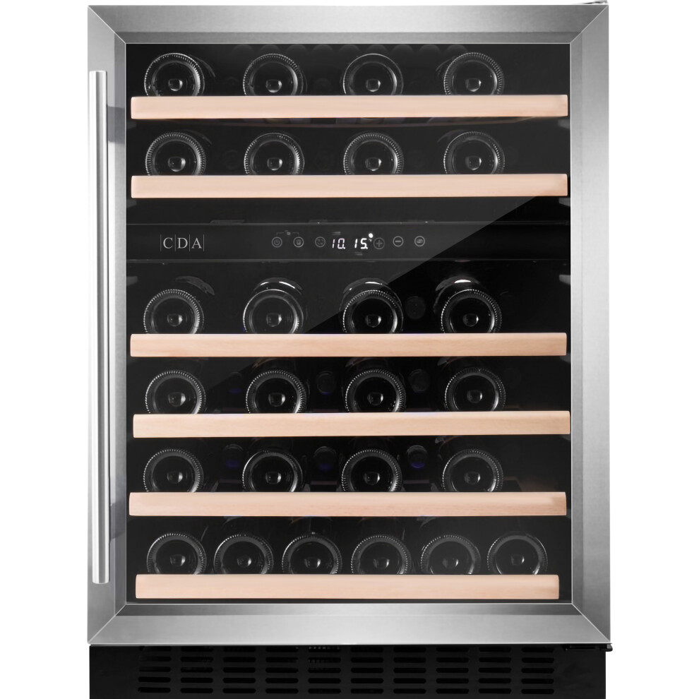 Cda Cfwc604ss Free Standing Wine Cooler Fits 46 Bottles Stainless Steel G