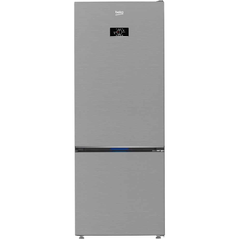 Beko Cng5785vps 70Cm Free Standing Fridge Freezer Stainless Steel Effect D
