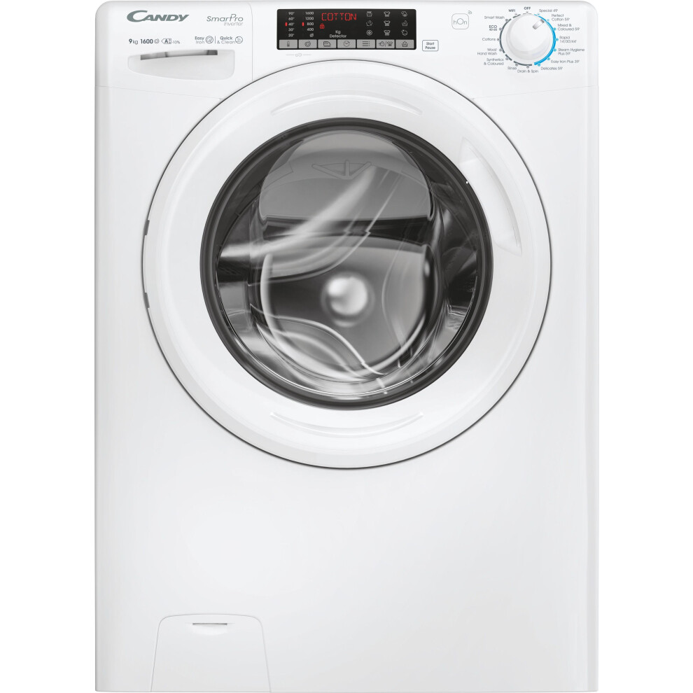 Photos - Washing Machine Candy CSO696TWM6-80 9Kg  White 1600 RPM A Rated 