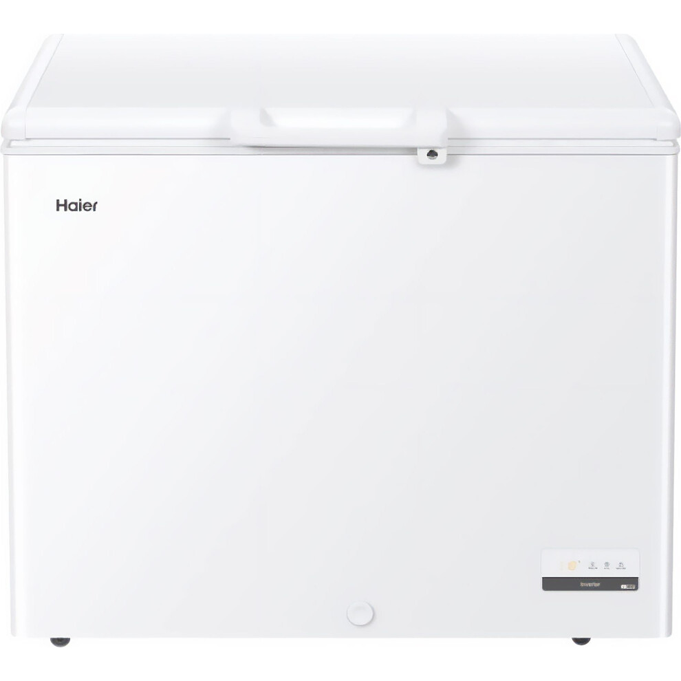 Haier HCE301E Free Standing 300 Litres Chest Freezer White E