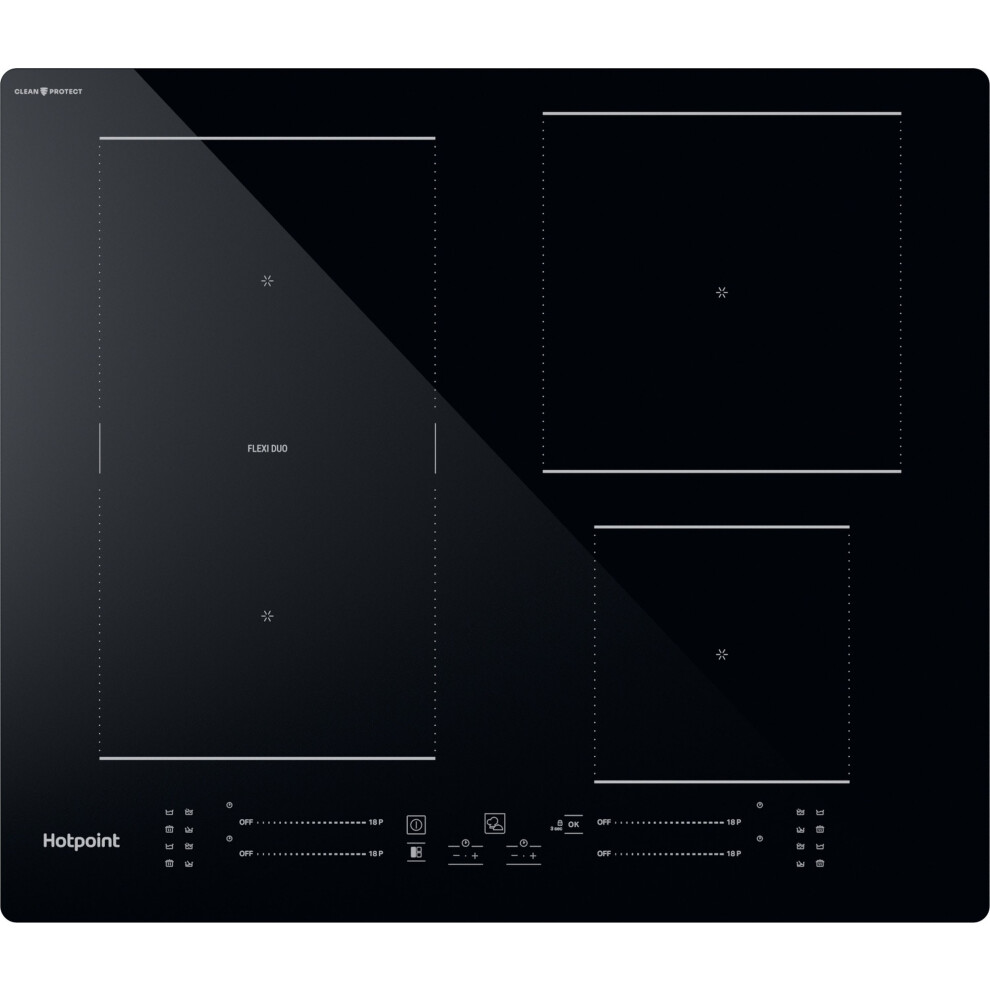 Hotpoint Ts8660ccpne Cleanprotect 59Cm 4 Burners Induction Hob Black