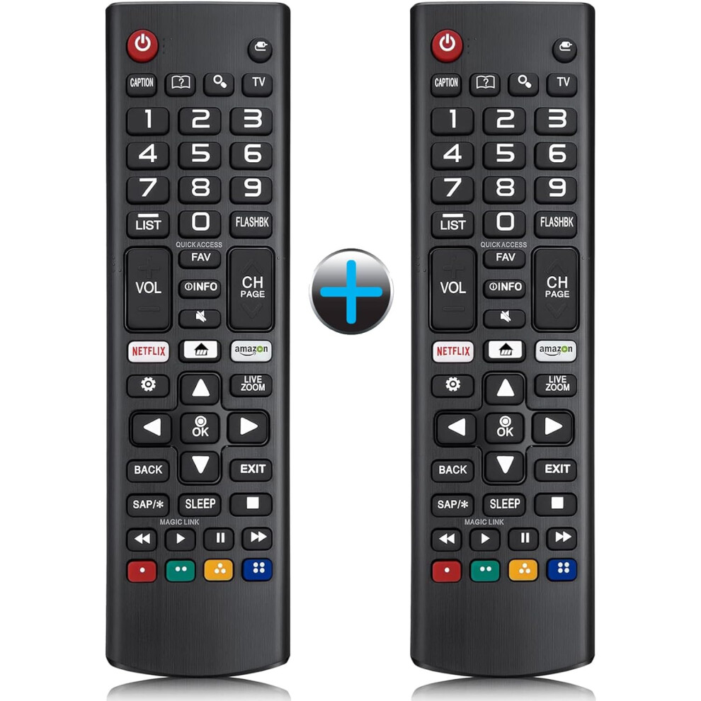 ÃPack Of 2Ã New Universal Remote Control For All Lg Tv Remote, Replacement Remote Compatible For All Lg Smart Tv, Led, Lcd, Hdtv, 3D, Series Tv 6964187730980