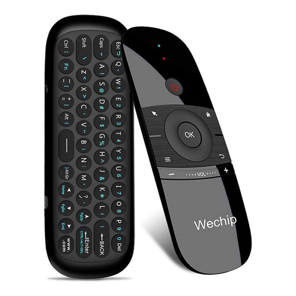 Wechip W1 Remote, Air Mouse Remote, Universal Tv Remote, 2.4G Wireless Keyboard Multifunctional Remote Control For Nvidia Shield/Android Tv 6964187731031