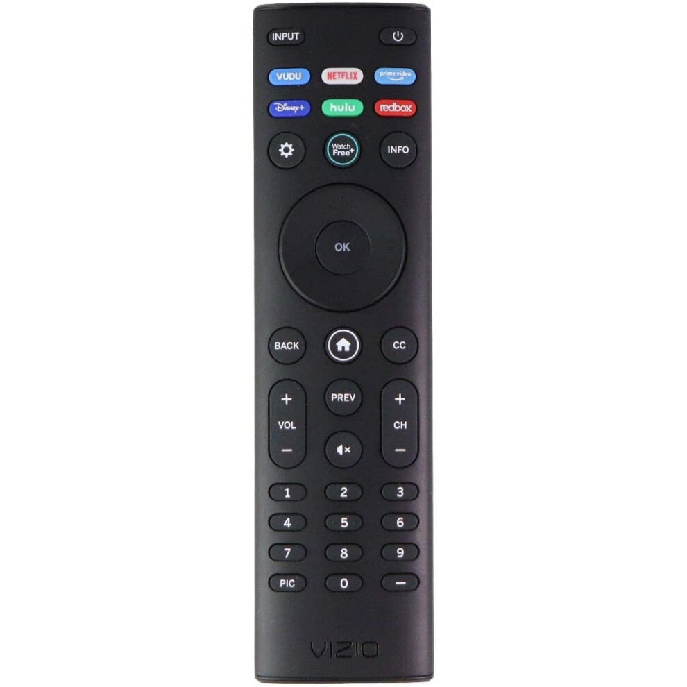 Vizio Remote (Xrt140) With Vudu/Netflix/Prime/Disney/Hulu/Redbox Keys - Black 6964187731321