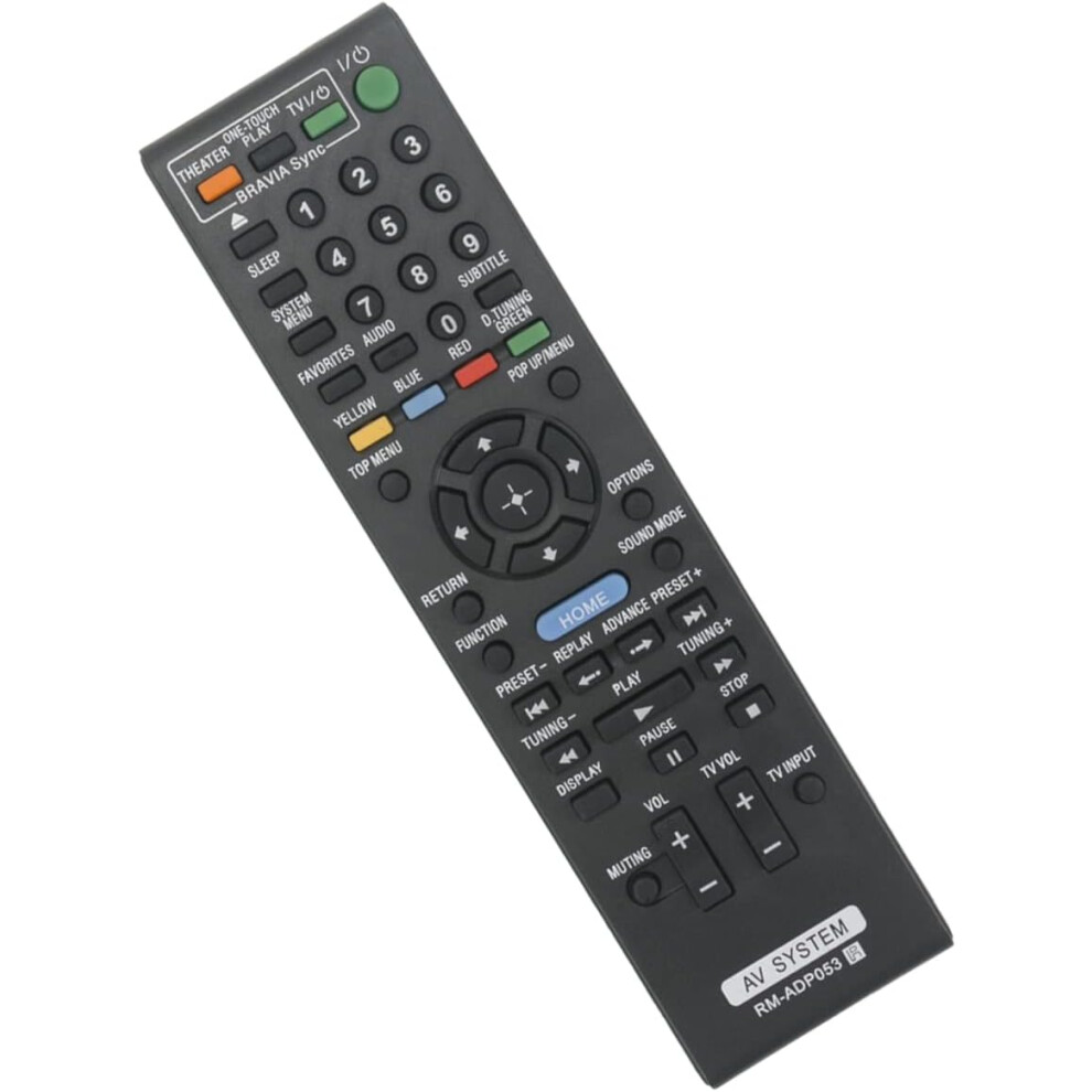 Ghust Rm-Adp053 Remote Control Replacement For Sony Audio Video Av System Bdv-E280 Bdv-E580 Bdv-E880 Bdv-L600 Bdv-T28 Bdv-T58 Hbd-E280 Hbd-E580 Hbd-T5 6964187731772