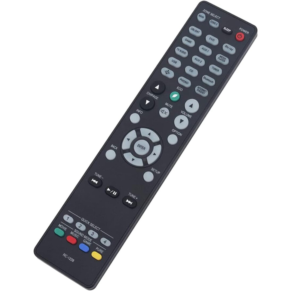 Ghust Rc-1228 Remote Control Replacement For Denon Av Receiver Rc-1218 Avr-S930h Avr-X2400h Avr-S900w Avr-S910w Avr-S920w Avr-S730h Rc-1227 Rc-1218 Rc 6964187731840