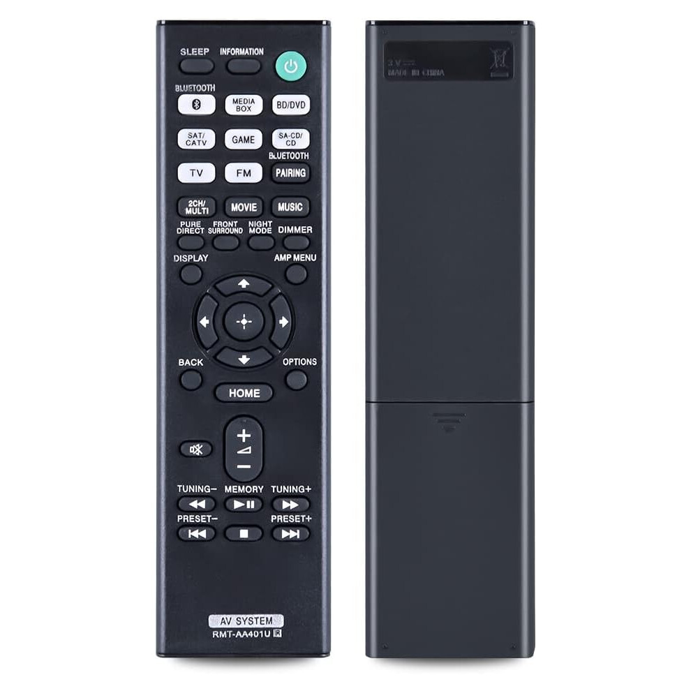 Rmt-Aa401u Replacement Remote Control Compatible For Sony Av Receiver Str-Dh190 Strdh190 Str-Dh590 Strdh590 Str-Dh790 Strdh790 6964187732748