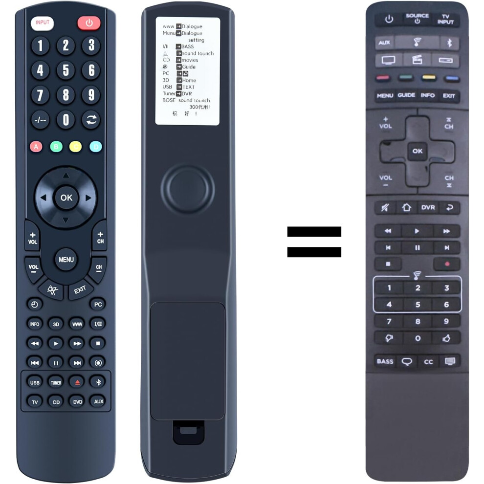 New Soundbar Replacement Remote Control Compatible For Bose Hi-Fi Soundtouch 300 Sound Bar Remote Controller 6964187732816