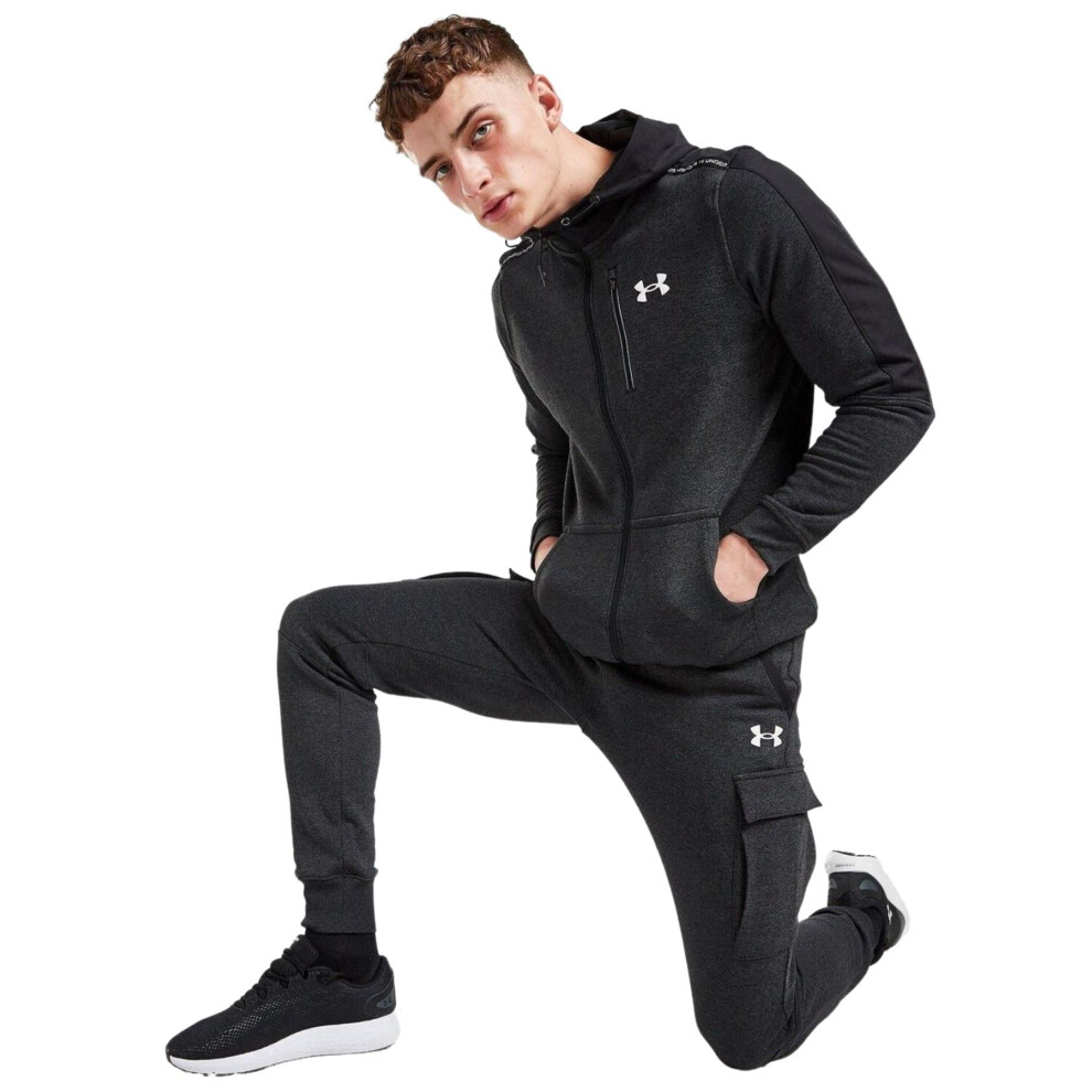 (M, Grey) Under Armour Mens Threadborne Fleece Tracksuit