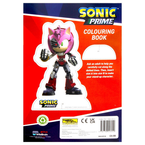 Sonic Prime Colouring Book 2