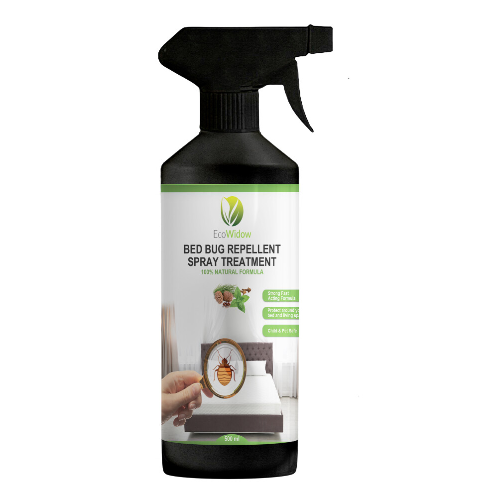 EcoWidow Natural Bed Bug Killer & Repellent Spray, 500ml