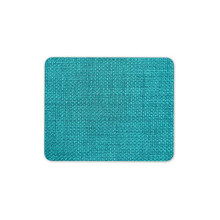 Turquoise Hessian Fabric Material Mouse Mat Pad - Funky Computer Fun #15093