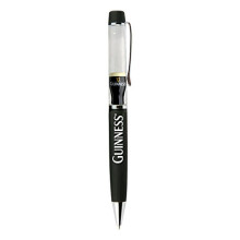 Guinness Floating Pen Pint with Optional Gift Box - 14cm Gel Pen, Metallic Black (Officially Licensed, 02681)