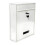 Mailbox/Letterbox Lockable Door, White 1