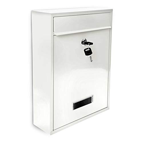 Mailbox/Letterbox Lockable Door, White
