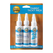 Premium Glue Aleene's Fabric Tacky Glue Trial Pack 3pcs, 3 Pack