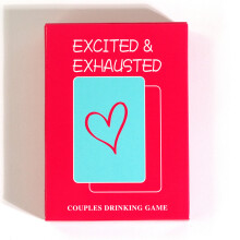 (Excited Exhausted) Card Games Adult Party Drinking Challenge Night Couples Bedroom Gift Interaction