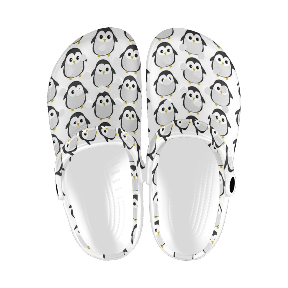 (Cute Penguin Design_6187) Garden Clogs Shoes for Mens & Womens & Kids Clog Slippers Sandals