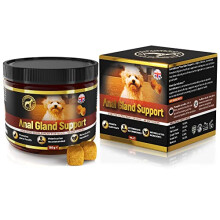 Dog Anal Gland treatment - 60 natural soft chews emptying dog sacs (Bacon flavour)