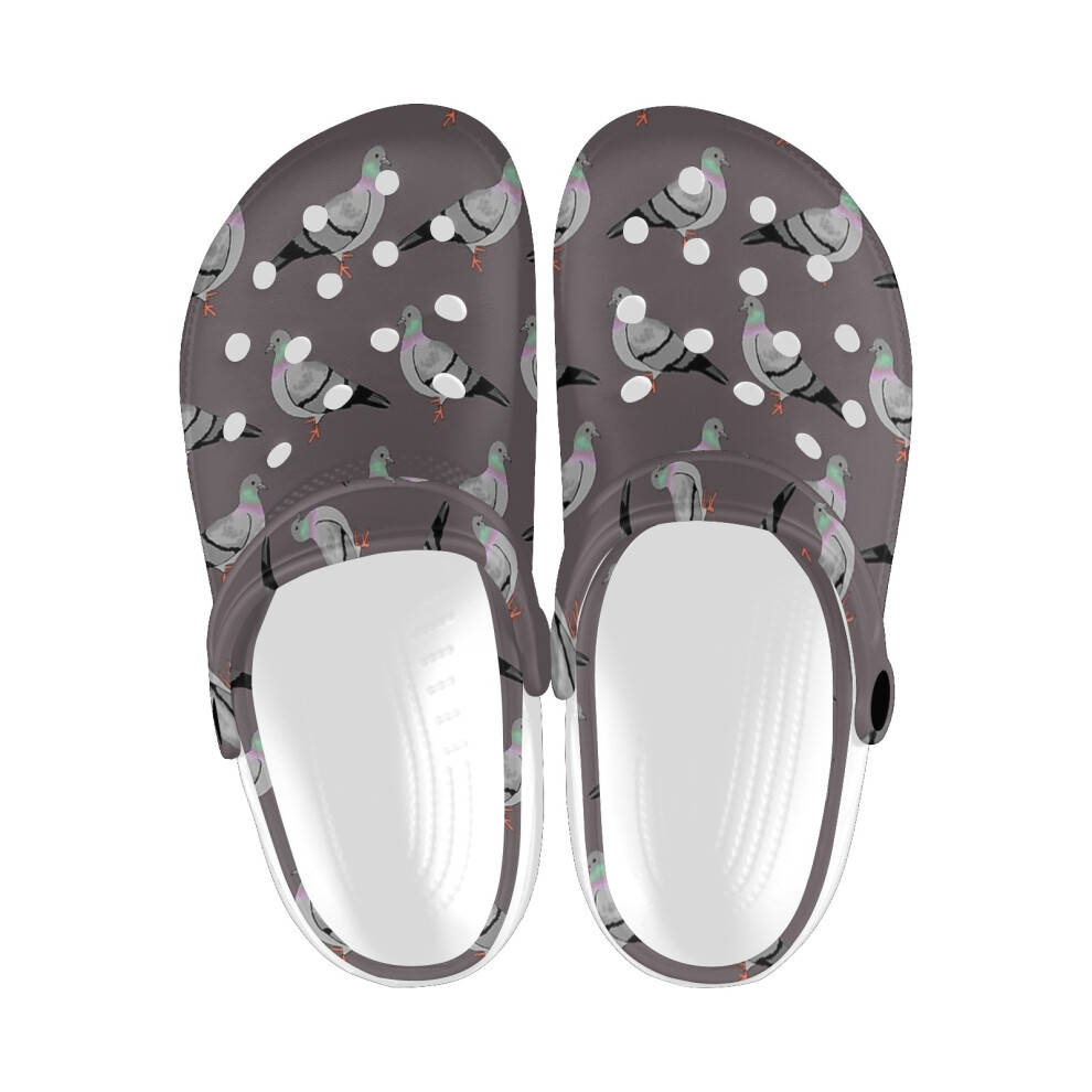 (Pigeon walk_4499) Garden Clogs Shoes for Mens & Womens & Kids Clog Slippers Sandals