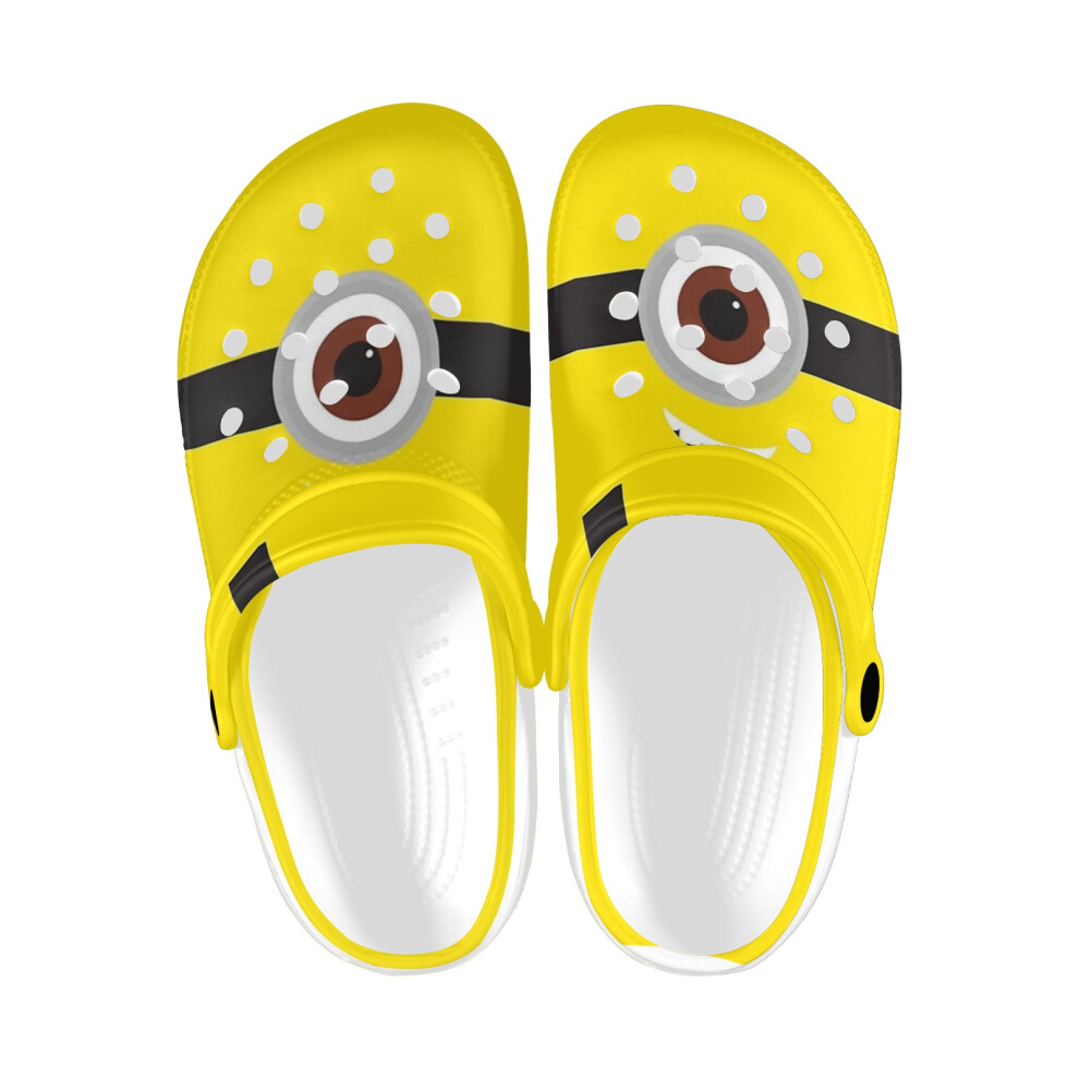 (Minion Eye _22021) Garden Clogs Shoes for Mens & Womens & Kids Clog Slippers Sandals