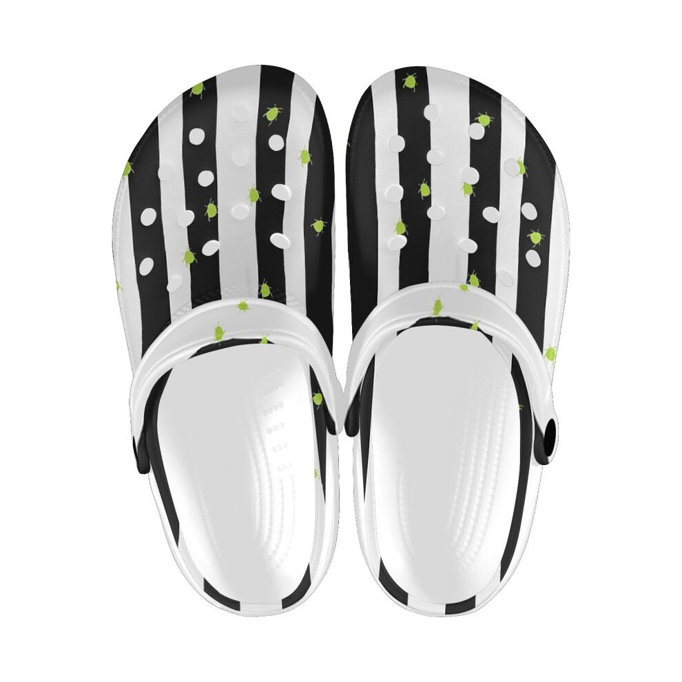 (Beetlejuice pattern socks_22357) Garden Clogs Shoes for Mens & Womens & Kids Clog Slippers Sandals