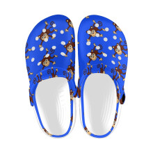 (Cute Happy Monkey_4985) Garden Clogs Shoes for Mens & Womens & Kids Clog Slippers Sandals