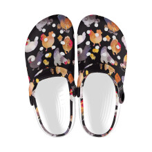 (Chicken and Chick - dark_22594) Garden Clogs Shoes for Mens & Womens & Kids Clog Slippers Sandals