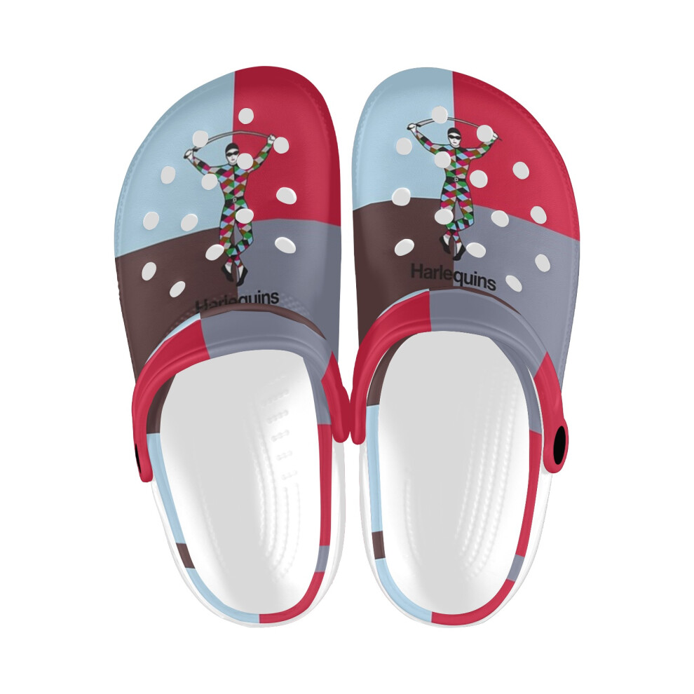 (Harlequins rugby_5420) Garden Clogs Shoes for Mens & Womens & Kids Clog Slippers Sandals