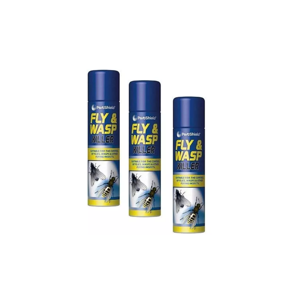 Pack of 3 Fly & Wasp Killer Spray Insects killer Advance Formula 300ml