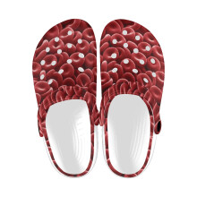 (Red Blood Cells Under Microscope_15094) Garden Clogs Shoes for Mens & Womens & Kids Clog Slippers Sandals