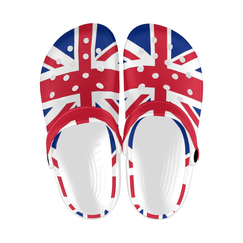 (Union Jack - Best of British_9781) Garden Clogs Shoes for Mens & Womens & Kids Clog Slippers Sandals
